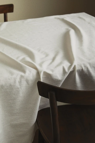 Linen-blend Tablecloth
