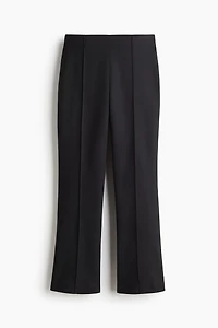 Flared Crease-Front Pants