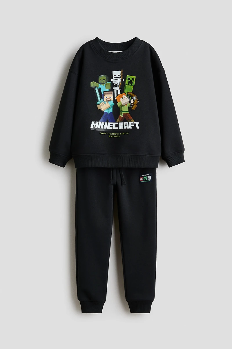 2-piece Printed Sweatsuit