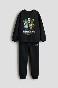 2-piece Printed Sweatsuit