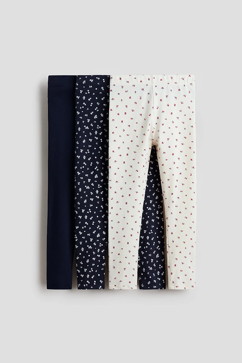 3-Pack Cotton Leggings