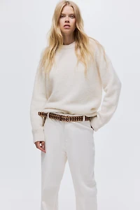 Jean évasé taille haute