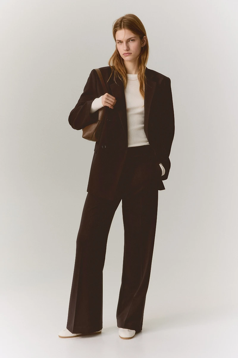 Blazer à fermeture croisée