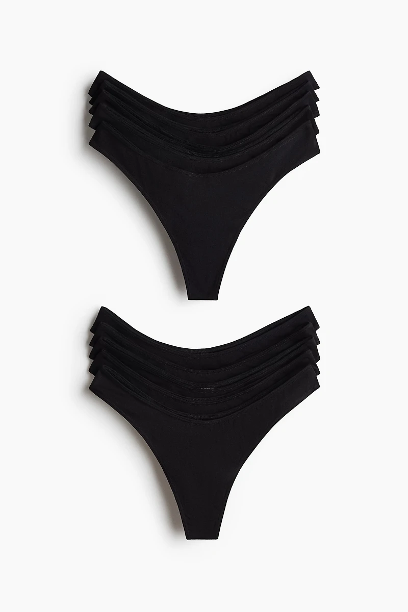 10-pack Cotton Thong Briefs