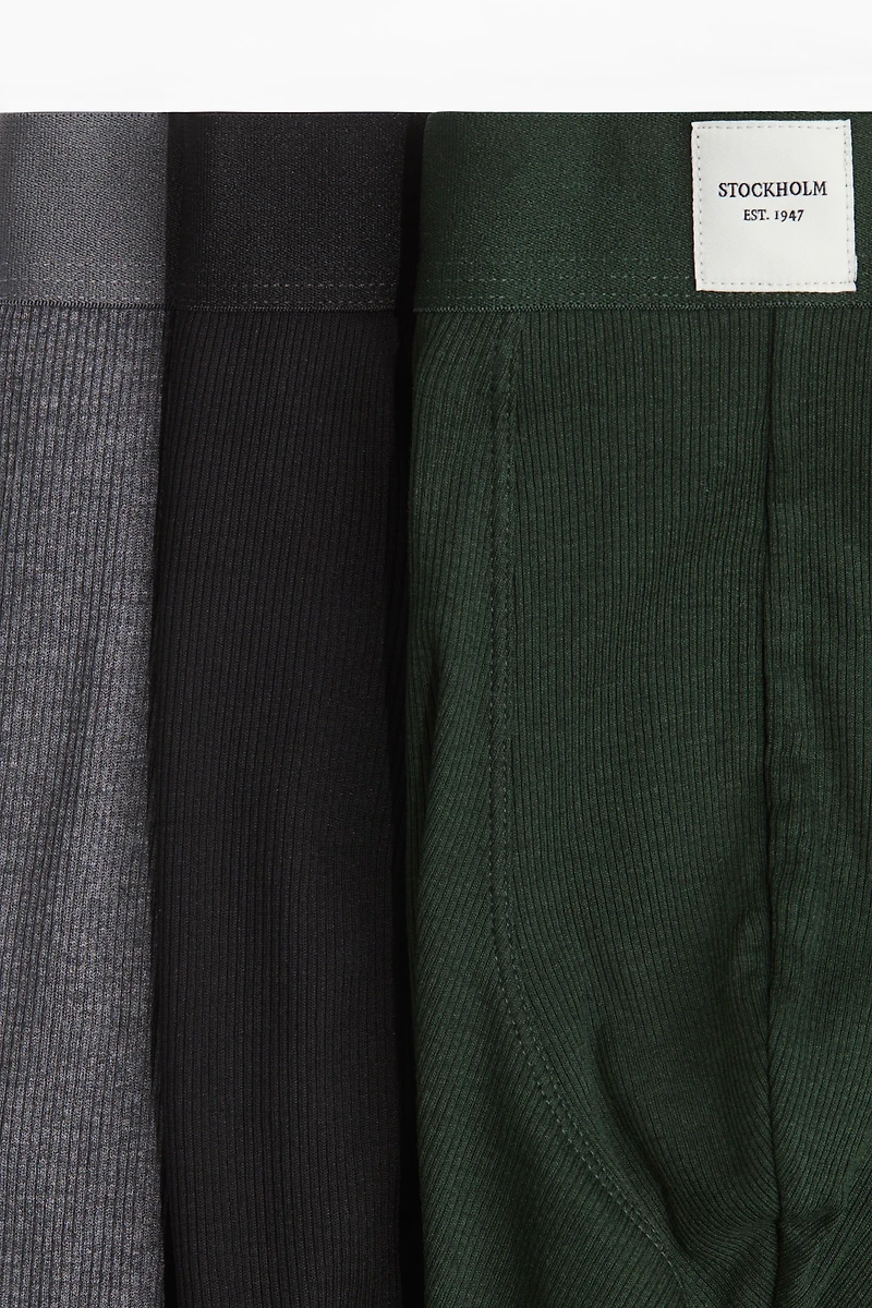 3-Pack Short Boxer Briefs with Lycra®