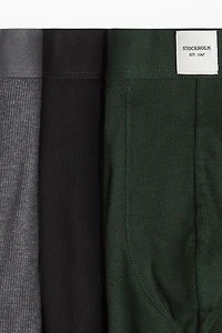 3-Pack Short Boxer Briefs with Lycra®