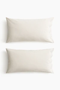 2-Pack Cotton Pillowcases