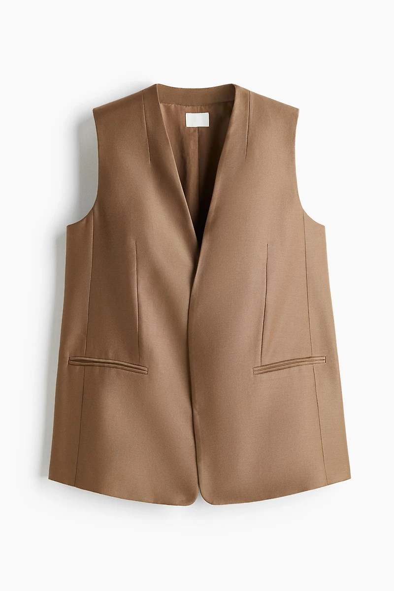 Wool-Blend Vest