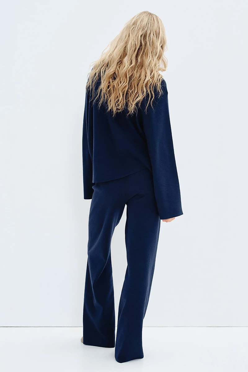 Fine-Knit Pants