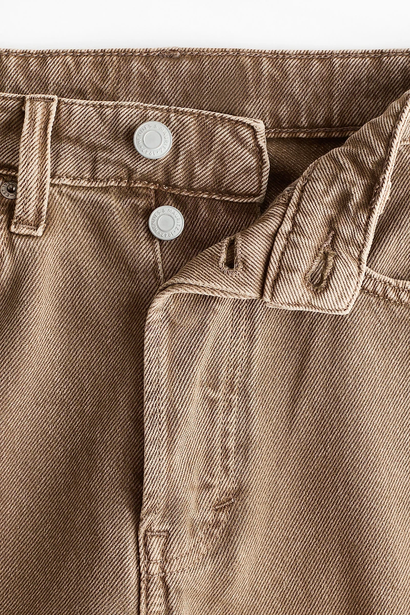 Straight High Waist Ankle Jeans