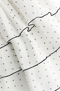 Tiered Lyocell-Blend Skirt