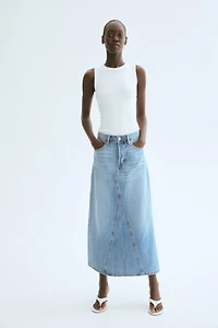 A-Line Denim Skirt