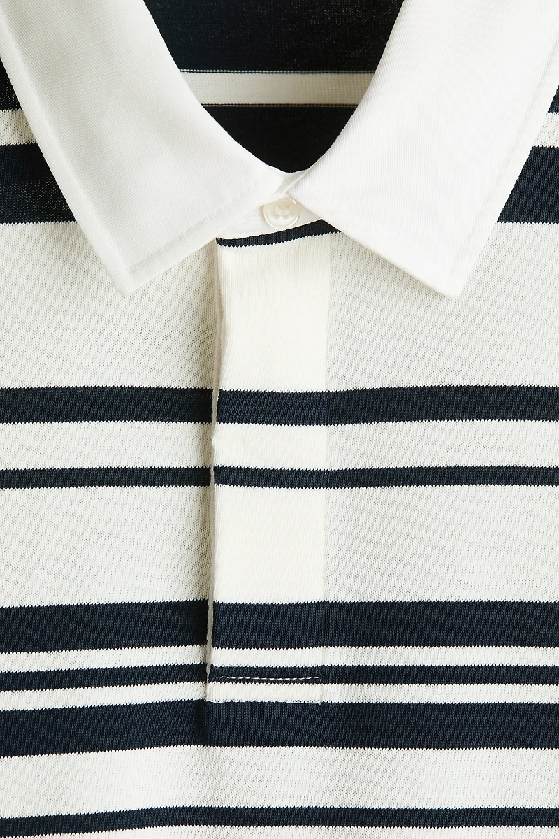 Loose-Fit Cotton Rugby Shirt