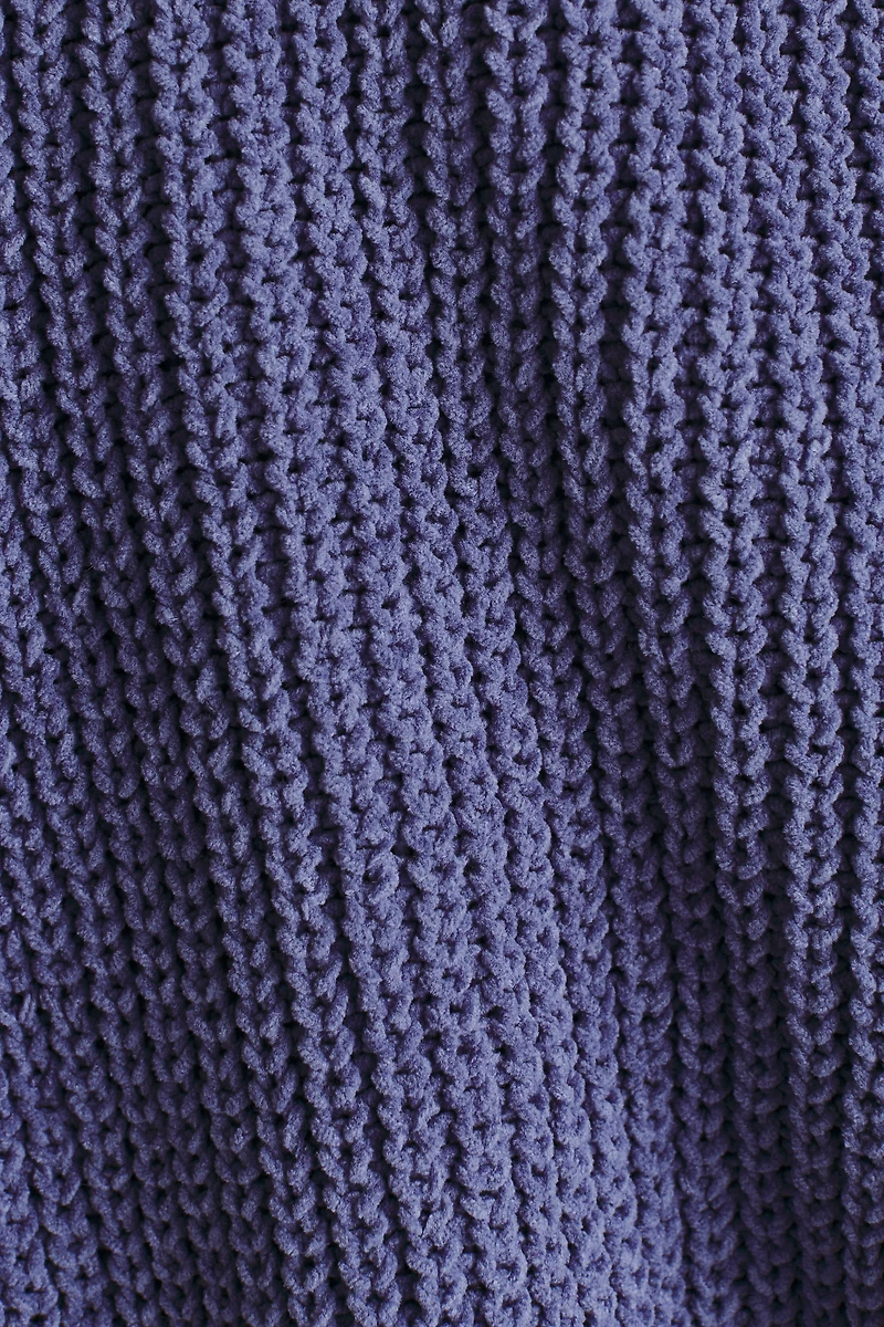 Chenille-Knit Cardigan