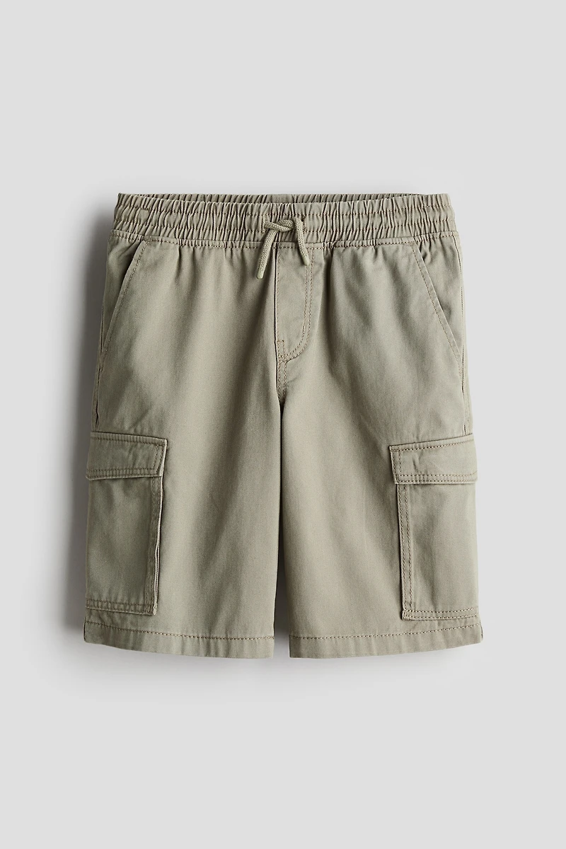 Short cargo en sergé