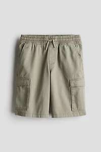 Short cargo en sergé