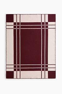 Couverture en laine mélangée