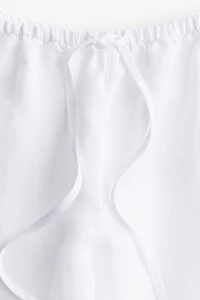 Linen-blend Pajama Pants