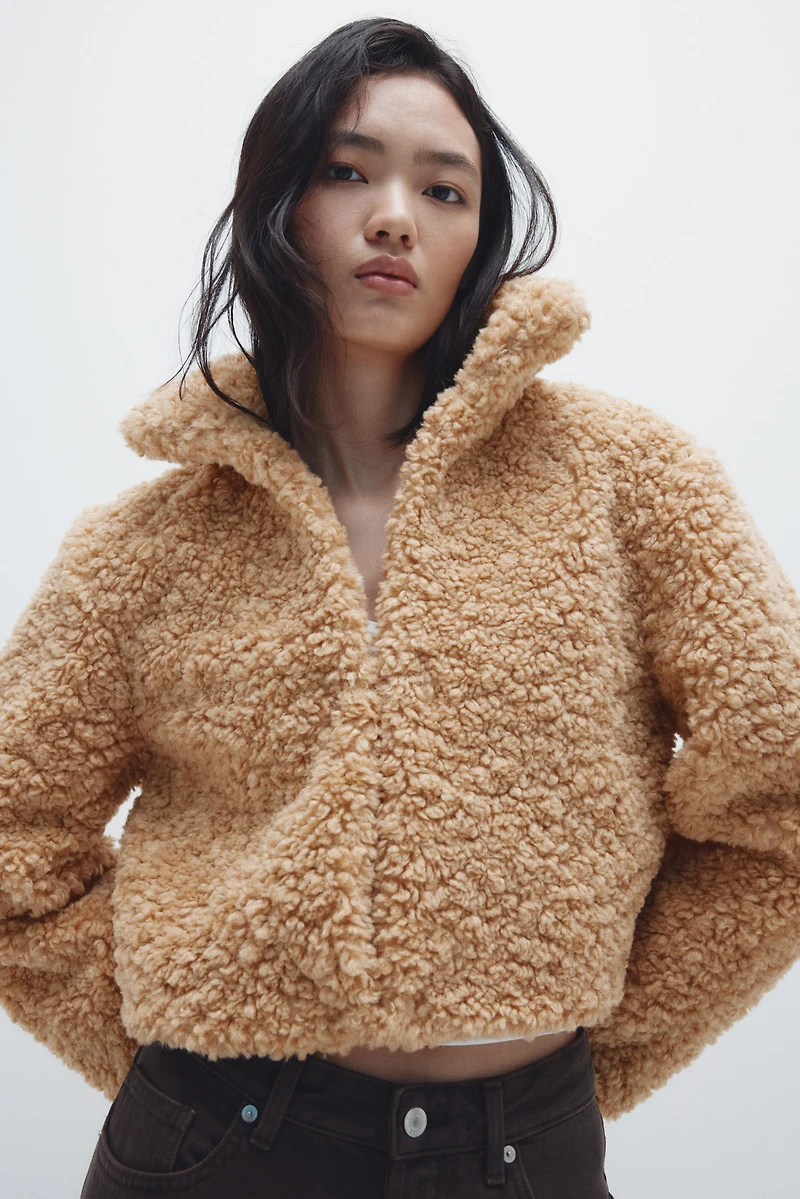 Veste courte en polar