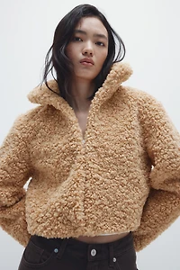 Veste courte en polar