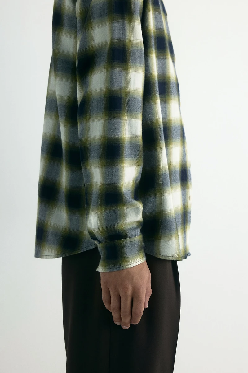 Relaxed-Fit Flannel Shirt