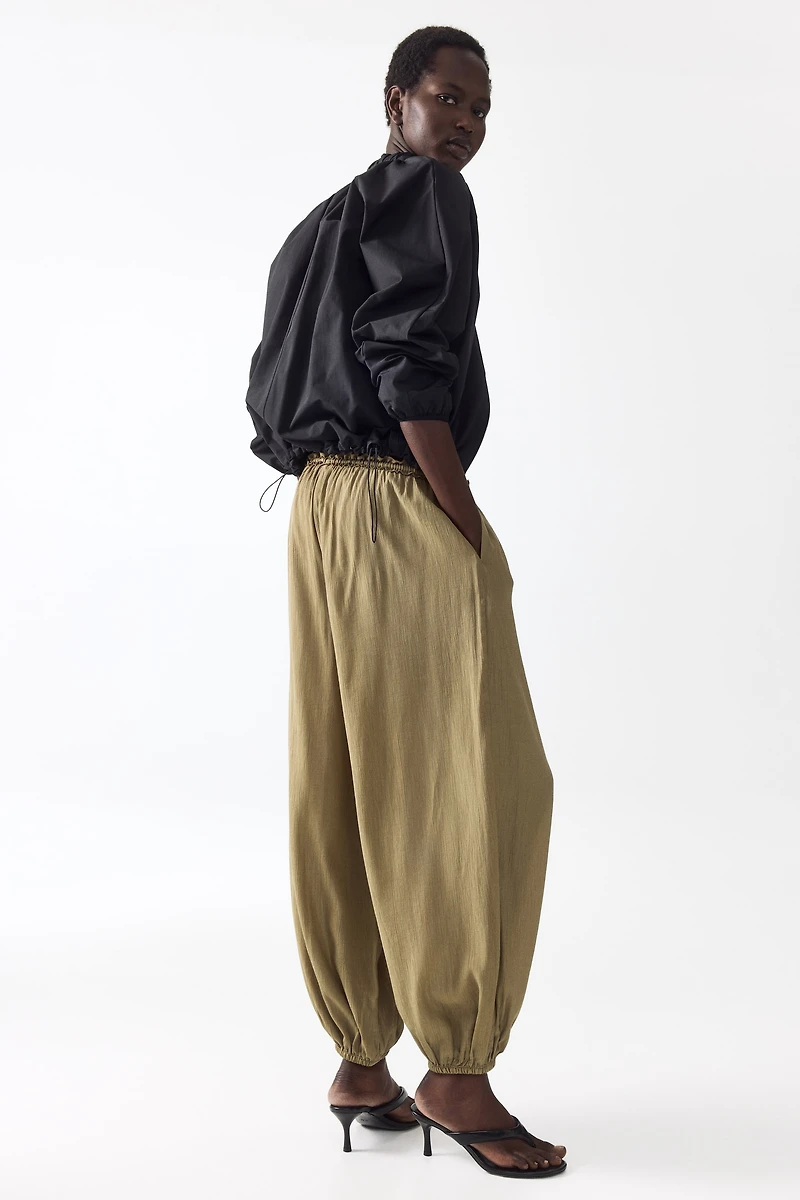 Balloon Pants with Drawstring