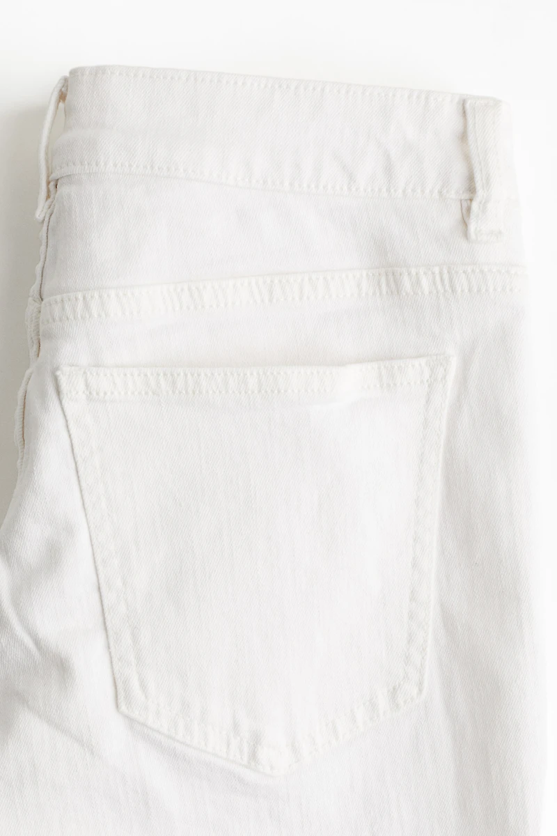 Flared Low Ankle Jeans