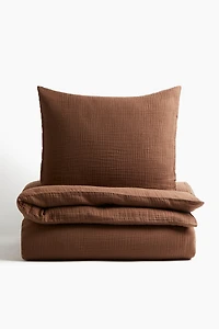 Muslin Twin Duvet Cover Set