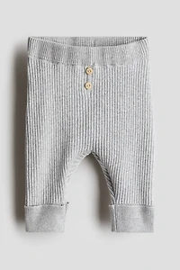 Pantalons en tricot côtelé