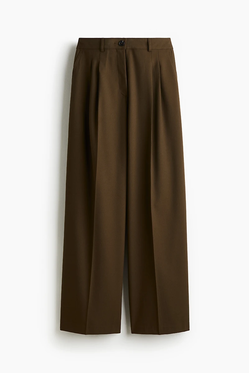 Wide-Leg Dress Pants