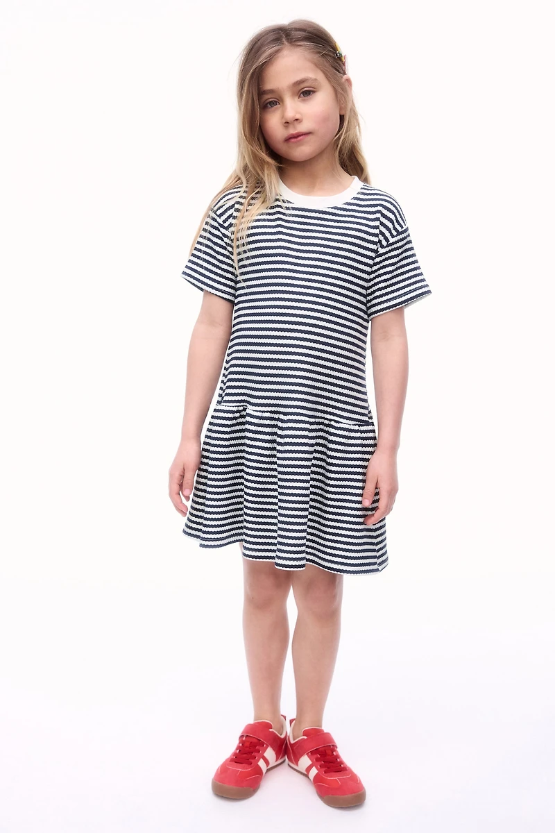 Robe en jersey jacquard