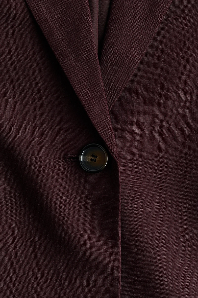 Veston en lin mélangé