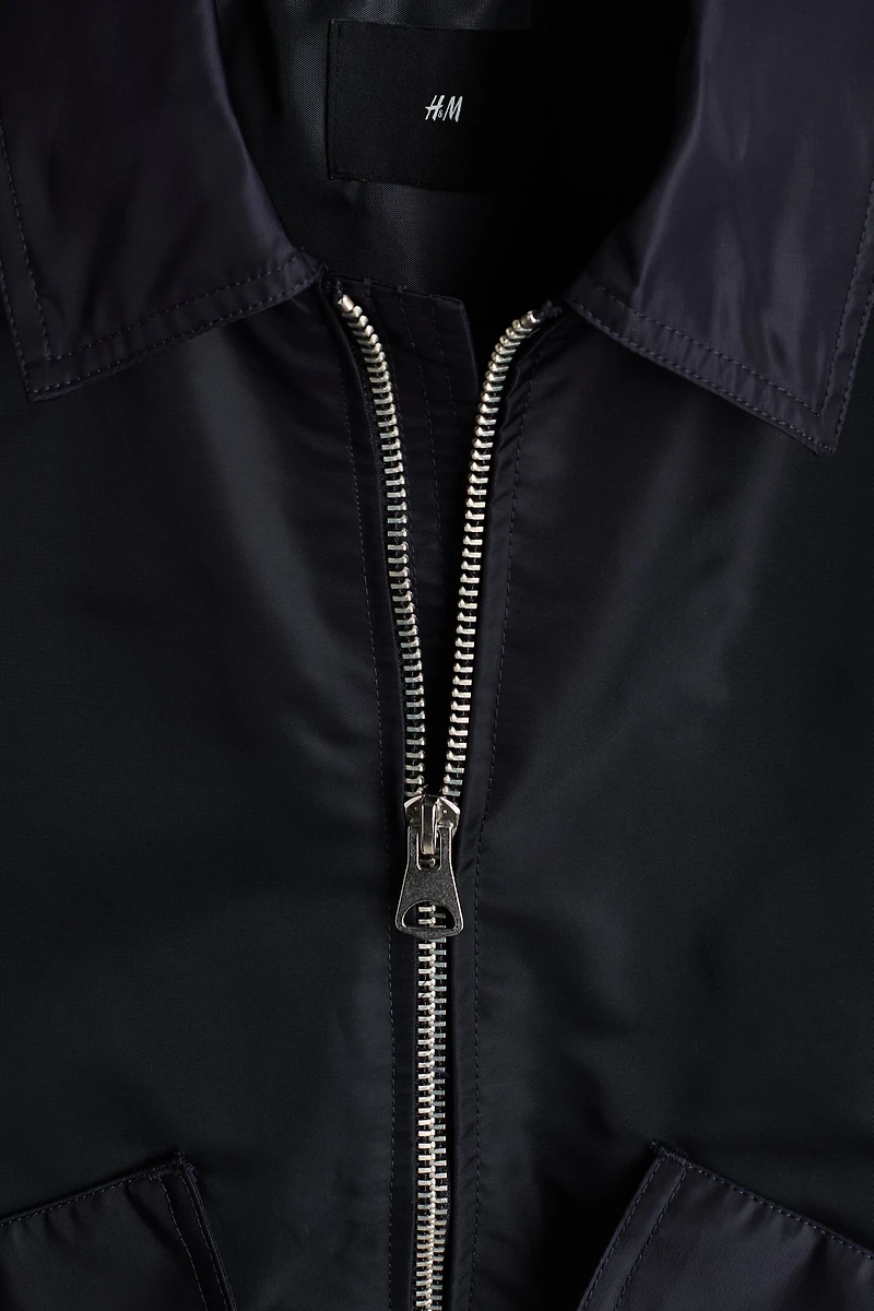 Nylon Bomber Jacket