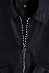 Nylon Bomber Jacket