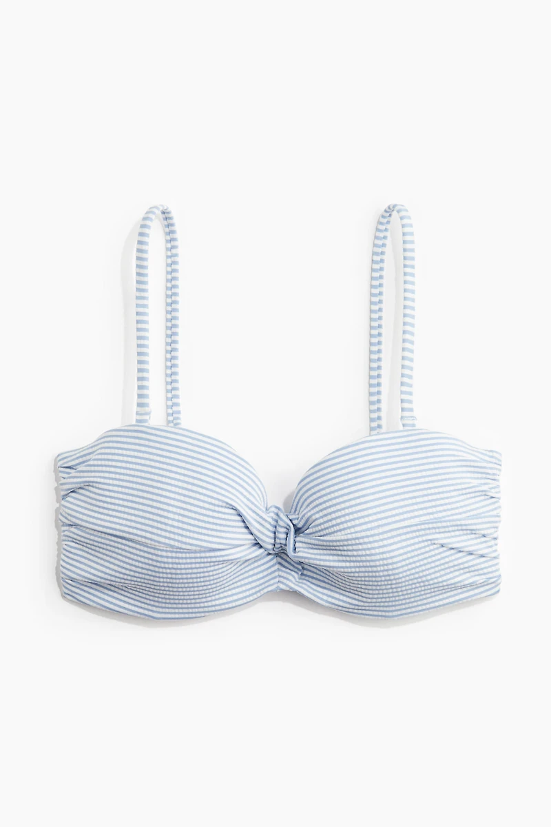 Padded balconette bikini top