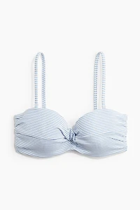 Padded balconette bikini top