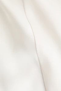 Cowl-Neck Satin Blouse