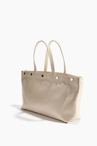 Coated Canvas Tote Bag