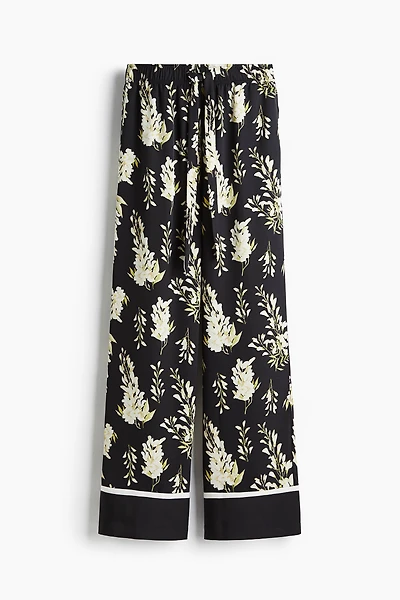Drawstring Twill Pants