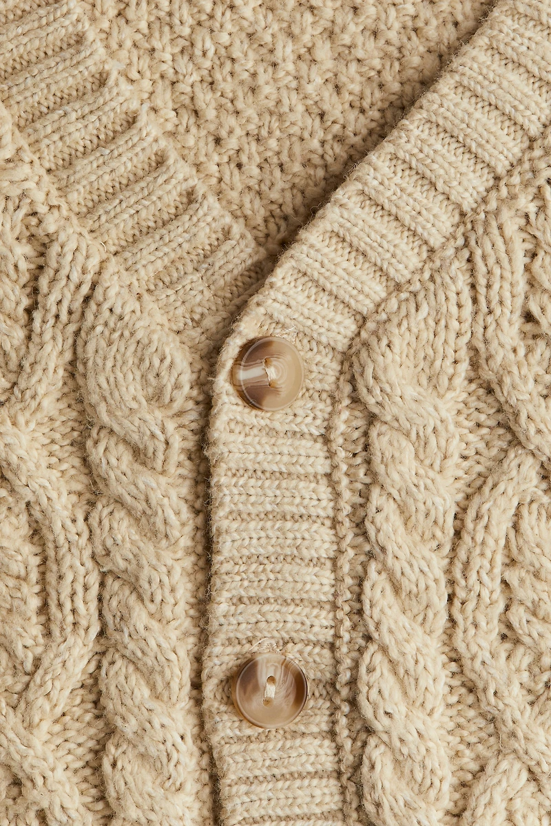 Cable-Knit Cardigan