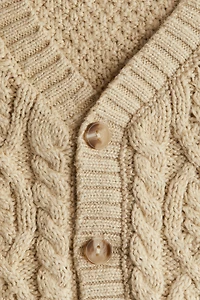 Cable-Knit Cardigan