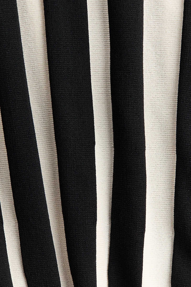 Fine-Knit Boat-Neck Top