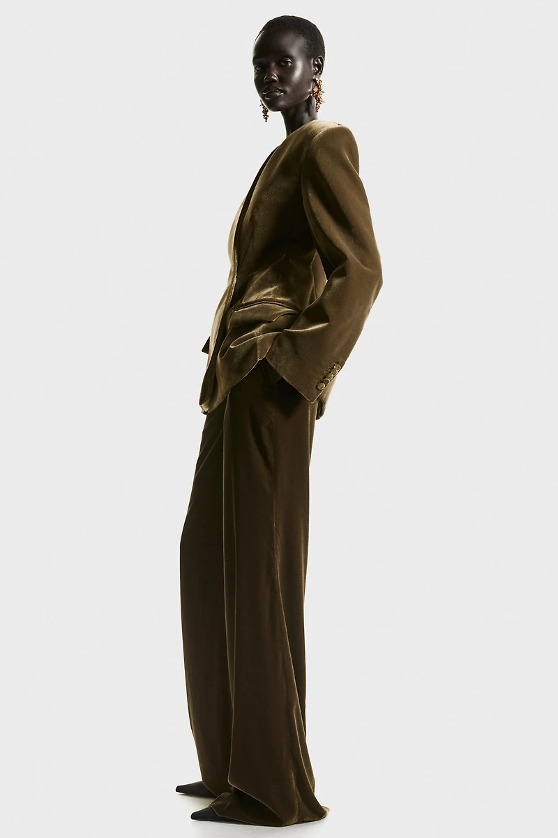 Bootcut Velvet Pants