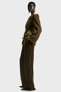 Bootcut Velvet Pants