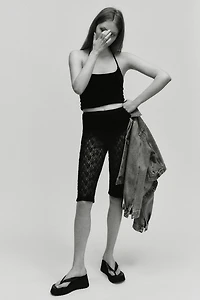 Lace Capri Pants