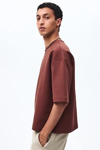 Oversized-Fit Scuba T-Shirt