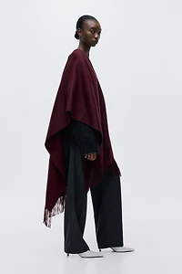 Handmade Wool-Blend Cape