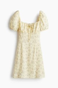 Puff-Sleeved Dress