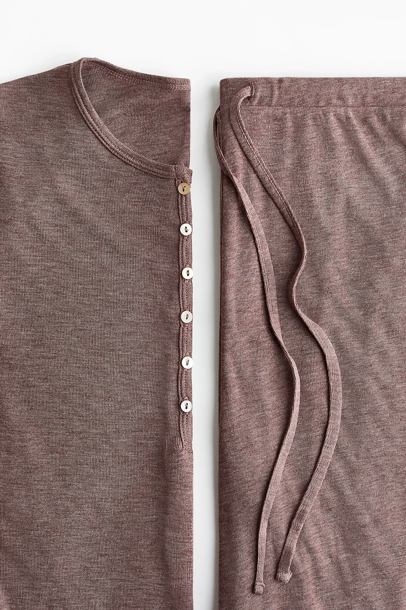 Viscose-Blend Pajamas