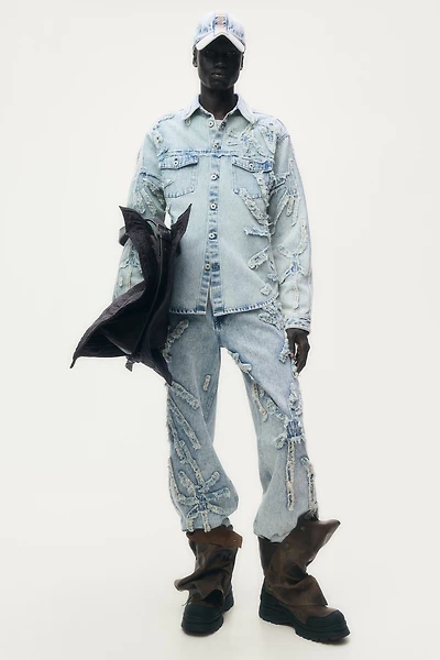 Distressed-Look Jeans